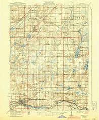 Marshall Michigan Historical topographic map, 1:62500 scale, 15 X 15 Minute, Year 1923