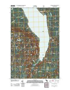 Marshall Creek Michigan Historical topographic map, 1:24000 scale, 7.5 X 7.5 Minute, Year 2011