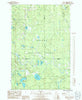 Marten Lake Michigan Historical topographic map, 1:24000 scale, 7.5 X 7.5 Minute, Year 1985