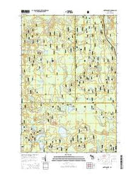 Marten Lake Michigan Historical topographic map, 1:24000 scale, 7.5 X 7.5 Minute, Year 2014