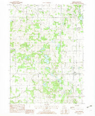 Martin Michigan Historical topographic map, 1:24000 scale, 7.5 X 7.5 Minute, Year 1982
