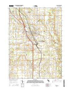 Mason Michigan Historical topographic map, 1:24000 scale, 7.5 X 7.5 Minute, Year 2014