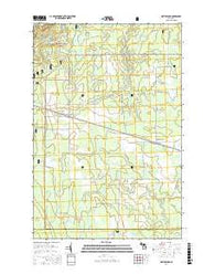 Matchwood Michigan Current topographic map, 1:24000 scale, 7.5 X 7.5 Minute, Year 2017
