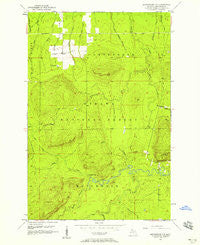 Matchwood NW Michigan Historical topographic map, 1:24000 scale, 7.5 X 7.5 Minute, Year 1956