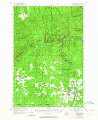 Matchwood Michigan Historical topographic map, 1:62500 scale, 15 X 15 Minute, Year 1956