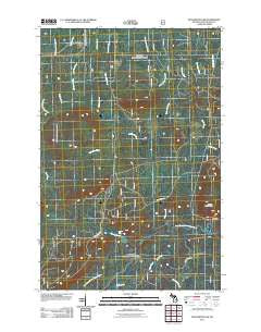 Matchwood NW Michigan Historical topographic map, 1:24000 scale, 7.5 X 7.5 Minute, Year 2011