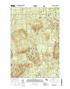 Matchwood NW Michigan Historical topographic map, 1:24000 scale, 7.5 X 7.5 Minute, Year 2014