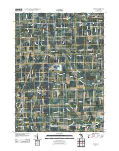 Maybee Michigan Historical topographic map, 1:24000 scale, 7.5 X 7.5 Minute, Year 2011