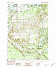 Mayfield Michigan Historical topographic map, 1:25000 scale, 7.5 X 7.5 Minute, Year 1983