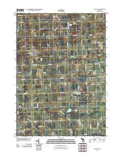 Mayville Michigan Historical topographic map, 1:24000 scale, 7.5 X 7.5 Minute, Year 2011