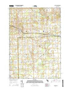 Mayville Michigan Historical topographic map, 1:24000 scale, 7.5 X 7.5 Minute, Year 2014