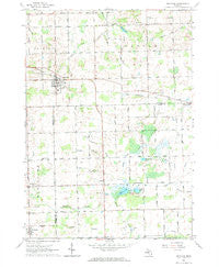 Mayville Michigan Historical topographic map, 1:24000 scale, 7.5 X 7.5 Minute, Year 1963