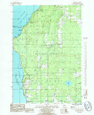 Maywood Michigan Historical topographic map, 1:24000 scale, 7.5 X 7.5 Minute, Year 1985
