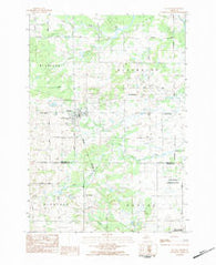 McBain Michigan Historical topographic map, 1:25000 scale, 7.5 X 7.5 Minute, Year 1983