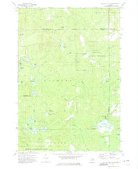 McCollum Lake Michigan Historical topographic map, 1:24000 scale, 7.5 X 7.5 Minute, Year 1972