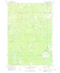 McCollum Lake Michigan Historical topographic map, 1:24000 scale, 7.5 X 7.5 Minute, Year 1972