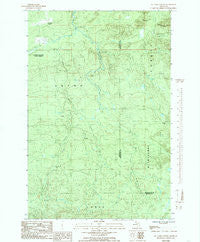 McComb Corner Michigan Historical topographic map, 1:24000 scale, 7.5 X 7.5 Minute, Year 1984