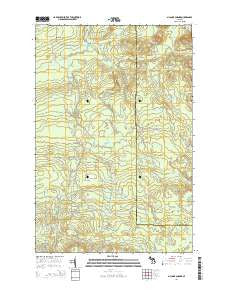 McComb Corner Michigan Historical topographic map, 1:24000 scale, 7.5 X 7.5 Minute, Year 2014