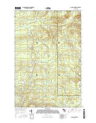 McComb Corner Michigan Current topographic map, 1:24000 scale, 7.5 X 7.5 Minute, Year 2017