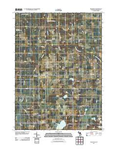 McDonald Michigan Historical topographic map, 1:24000 scale, 7.5 X 7.5 Minute, Year 2011