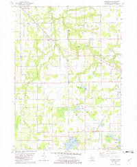 McDonald Michigan Historical topographic map, 1:24000 scale, 7.5 X 7.5 Minute, Year 1981