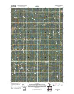McFarland Michigan Historical topographic map, 1:24000 scale, 7.5 X 7.5 Minute, Year 2011