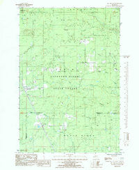 McFarland Michigan Historical topographic map, 1:24000 scale, 7.5 X 7.5 Minute, Year 1985