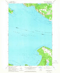 McGulpin Point Michigan Historical topographic map, 1:24000 scale, 7.5 X 7.5 Minute, Year 1964