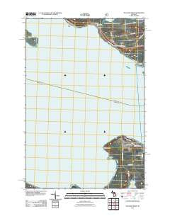 McGulpin Point Michigan Historical topographic map, 1:24000 scale, 7.5 X 7.5 Minute, Year 2011