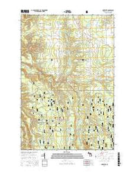 McKeever Michigan Current topographic map, 1:24000 scale, 7.5 X 7.5 Minute, Year 2017
