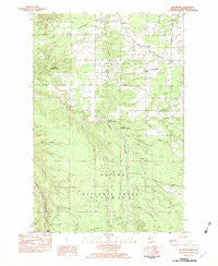 McKeever Michigan Historical topographic map, 1:25000 scale, 7.5 X 7.5 Minute, Year 1982
