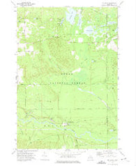 McKinley Michigan Historical topographic map, 1:24000 scale, 7.5 X 7.5 Minute, Year 1972