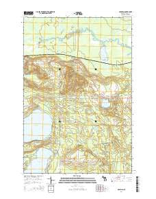 McMillan Michigan Historical topographic map, 1:24000 scale, 7.5 X 7.5 Minute, Year 2014