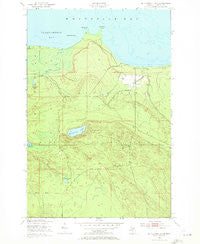 McNearney Lake Michigan Historical topographic map, 1:24000 scale, 7.5 X 7.5 Minute, Year 1951