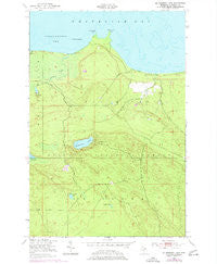 McNearney Lake Michigan Historical topographic map, 1:24000 scale, 7.5 X 7.5 Minute, Year 1951
