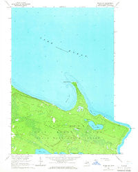 McRae Bay Michigan Historical topographic map, 1:24000 scale, 7.5 X 7.5 Minute, Year 1964