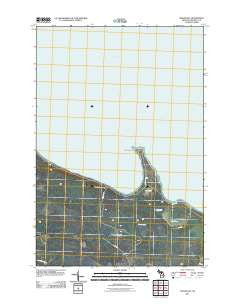 McRae Bay Michigan Historical topographic map, 1:24000 scale, 7.5 X 7.5 Minute, Year 2011