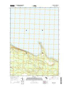 McRae Bay Michigan Historical topographic map, 1:24000 scale, 7.5 X 7.5 Minute, Year 2014