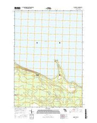 McRae Bay Michigan Current topographic map, 1:24000 scale, 7.5 X 7.5 Minute, Year 2017