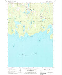 Meade Island Michigan Historical topographic map, 1:24000 scale, 7.5 X 7.5 Minute, Year 1964