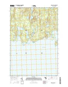 Meade Island Michigan Historical topographic map, 1:24000 scale, 7.5 X 7.5 Minute, Year 2014