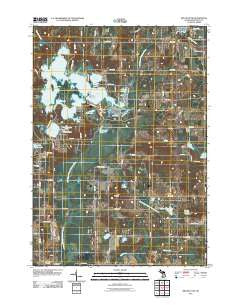 Mecosta NW Michigan Historical topographic map, 1:24000 scale, 7.5 X 7.5 Minute, Year 2011