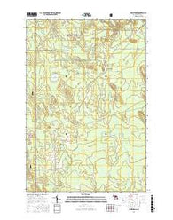 Melstrand Michigan Current topographic map, 1:24000 scale, 7.5 X 7.5 Minute, Year 2017