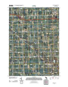 Memphis Michigan Historical topographic map, 1:24000 scale, 7.5 X 7.5 Minute, Year 2011