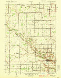 Memphis Michigan Historical topographic map, 1:24000 scale, 7.5 X 7.5 Minute, Year 1944