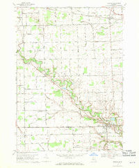Memphis Michigan Historical topographic map, 1:24000 scale, 7.5 X 7.5 Minute, Year 1968