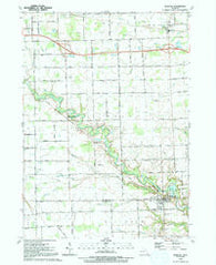 Memphis Michigan Historical topographic map, 1:24000 scale, 7.5 X 7.5 Minute, Year 1991