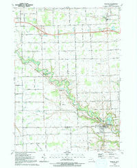 Memphis Michigan Historical topographic map, 1:24000 scale, 7.5 X 7.5 Minute, Year 1991