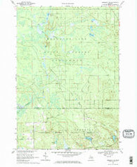 Meredith NW Michigan Historical topographic map, 1:24000 scale, 7.5 X 7.5 Minute, Year 1969