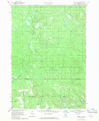 Meredith NW Michigan Historical topographic map, 1:24000 scale, 7.5 X 7.5 Minute, Year 1969